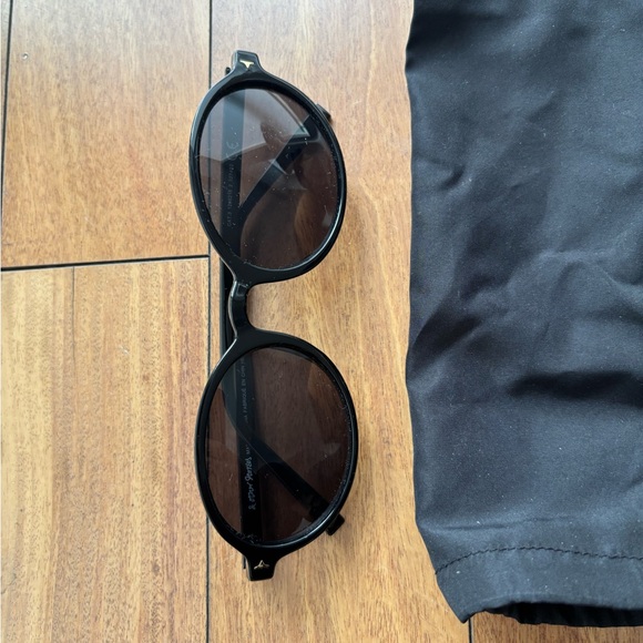 & Other Stories Black Round/Oval Sunglasses - Picture 2 of 5